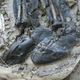 A close-up of the boots.